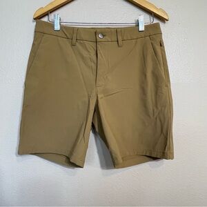 Men's Flat Front Quick Dry Khaki Shorts